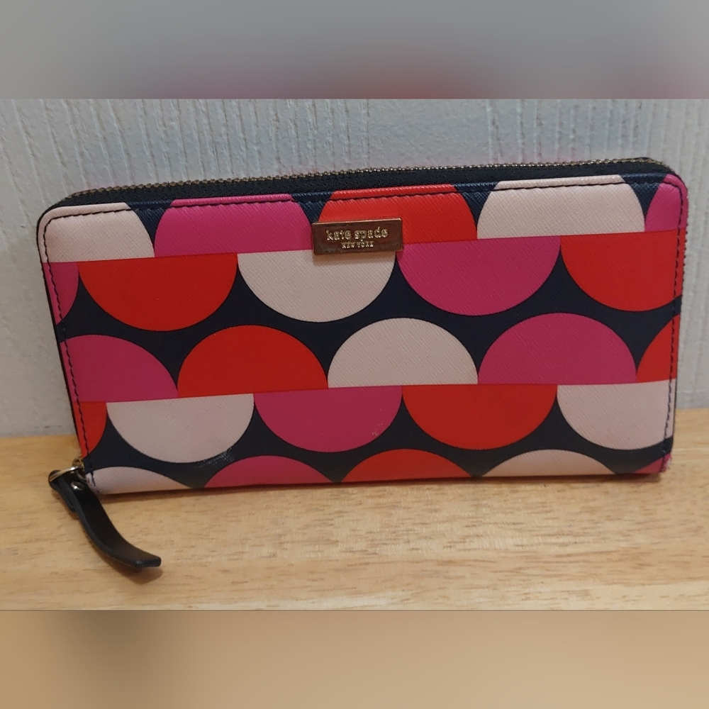 Kate Spade Neda Spring Multicolor Women's Wallet With Zipper
